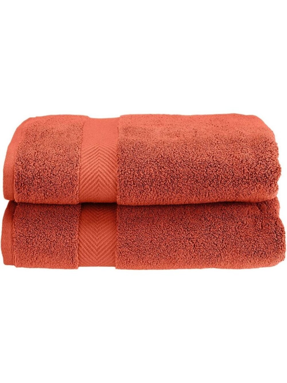 Ultra Soft 100% Cotton Oversized Bath Towels Set of 2 - Fluffy & Absorbent